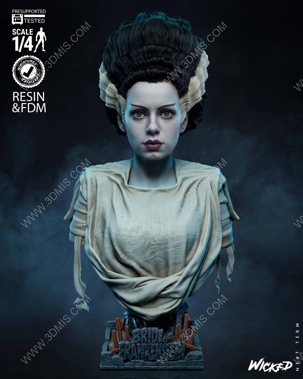 P站图纸印象馆 3DWicked 科学怪人的新娘 3DWicked 科学怪人的新娘