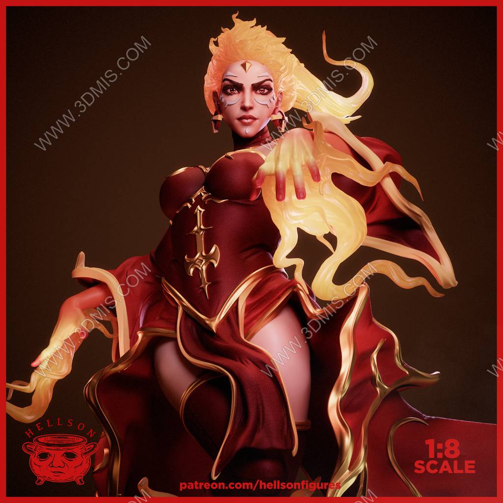 P站图纸印象馆 Hellson Figures Dota2 莉娜 Hellson Figures Dota2 莉娜
