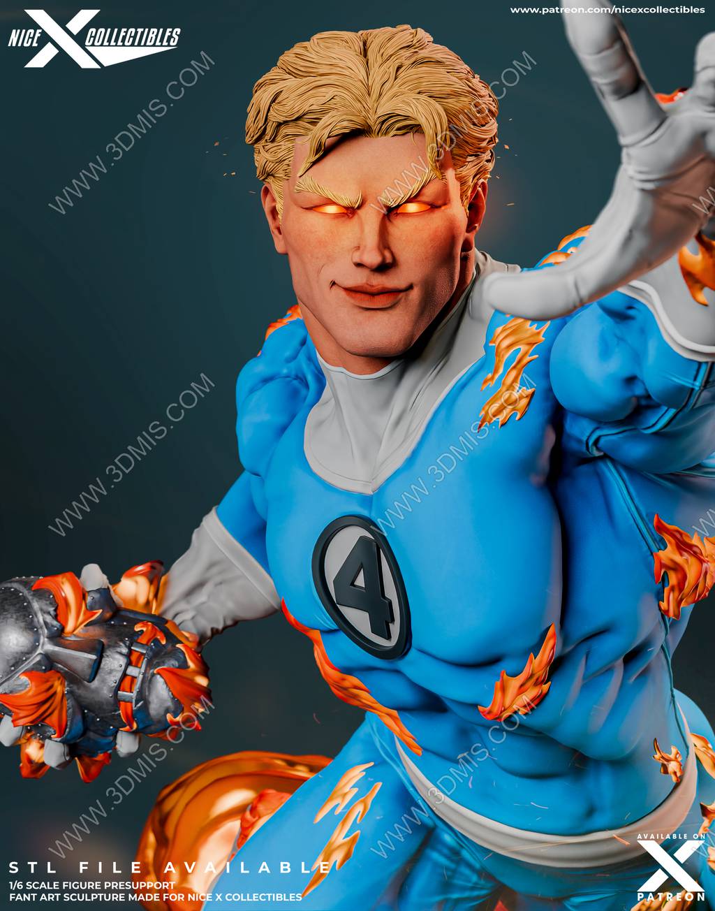 P站图纸印象馆 Nice X Collectibles 漫威 霹雳火 Nice X Collectibles 漫威 霹雳火