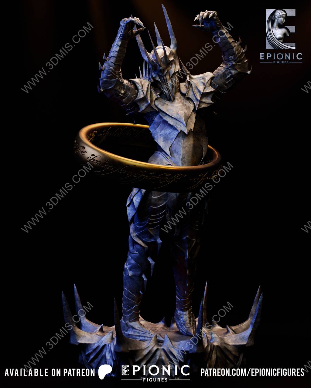 P站图纸印象馆 Epionic Figures 魔戒 魔王索伦 Epionic Figures 魔戒 魔王索伦