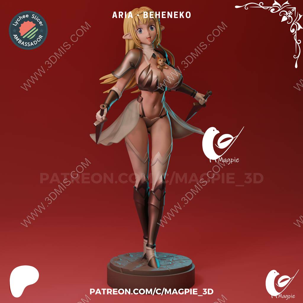 P站图纸印象馆 Magpie 3D 第七史诗 艾莉雅 Magpie 3D 第七史诗 艾莉雅
