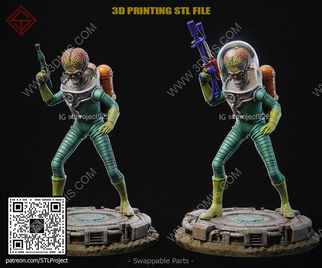 P站图纸印象馆 STL Project 火星人玩转地球 STL Project 火星人玩转地球