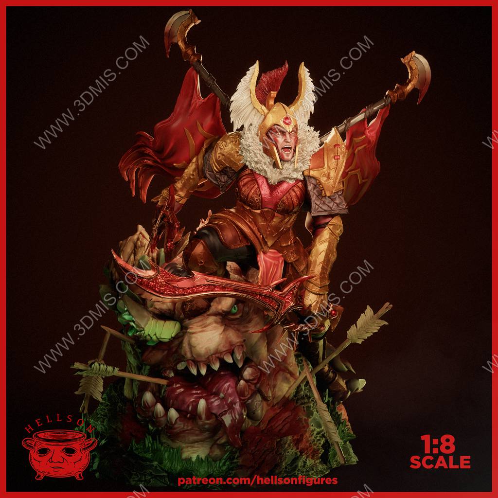 P站图纸印象馆 Hellson Figures Dota2 军团指挥官 Hellson Figures Dota2 军团指挥官
