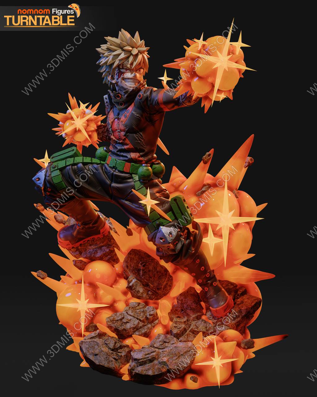 P站图纸印象馆 Nomnom Figures 爆豪胜己 Nomnom Figures 爆豪胜己