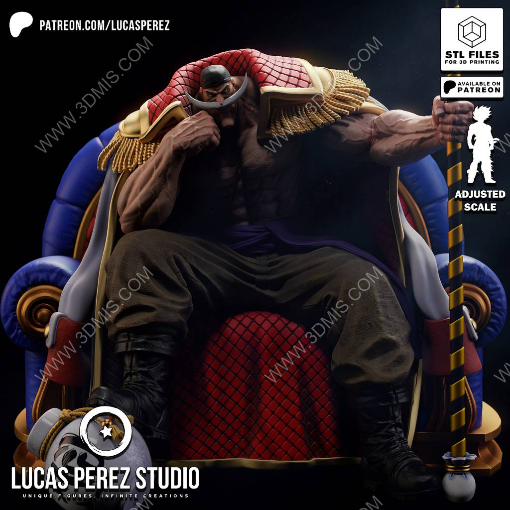 P站图纸印象馆 Lucas Perez 海贼王 白胡子 Lucas Perez 海贼王 白胡子
