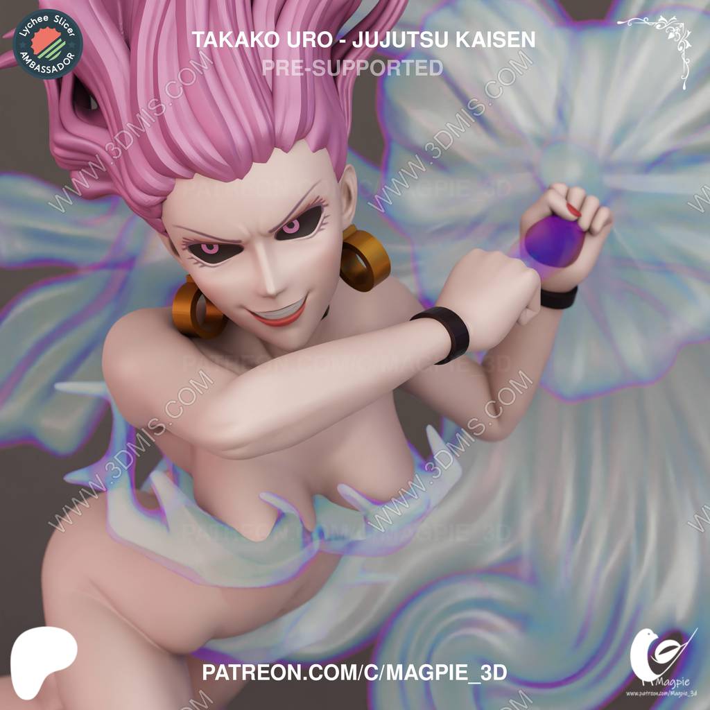 P站图纸印象馆 Magpie 3D 咒术回战 钉崎野蔷薇 Magpie 3D 咒术回战 钉崎野蔷薇